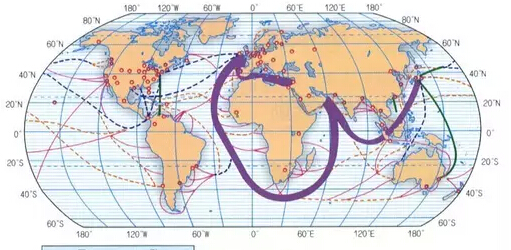 海运航线 全球海运