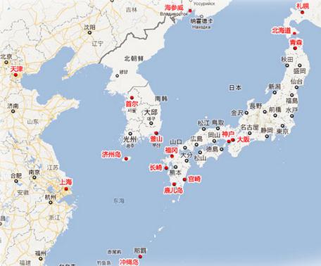 日本邮船 NIS2航线